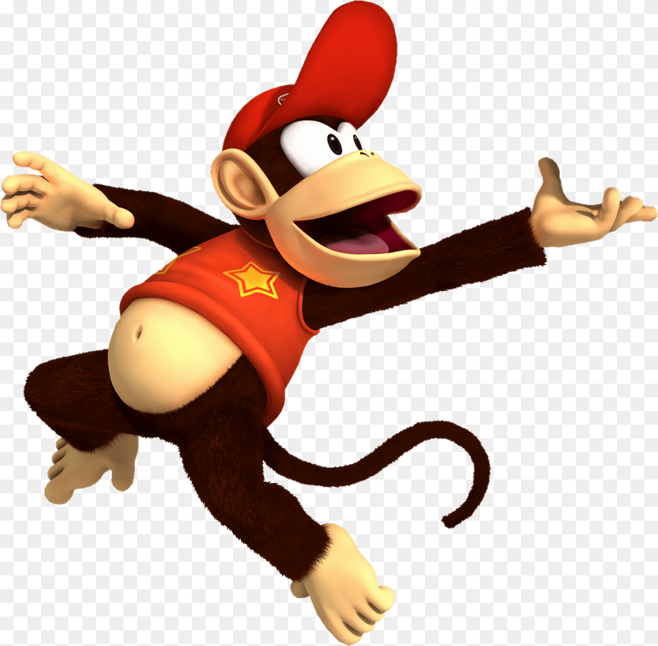 Diddy Kong Mario Hd, Baby, Person, Cartoon, Clothing Free Png Download