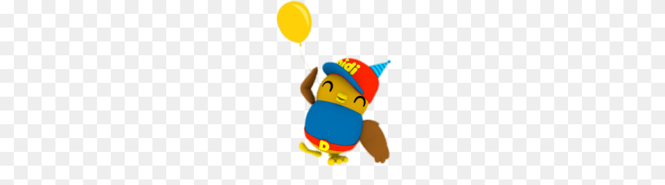 Didi Holding A Yellow Balloon, Clothing, Hat Free Png Download