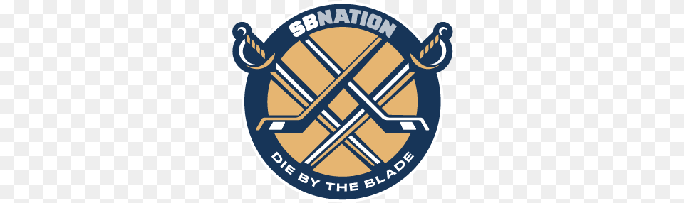 Die By The Blade Sb Nation Buffalo Sabres, Badge, Emblem, Logo, Symbol Free Transparent Png