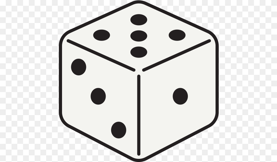 Die Clipart Cartoon Picture Of Dice, Game, Disk Free Png Download