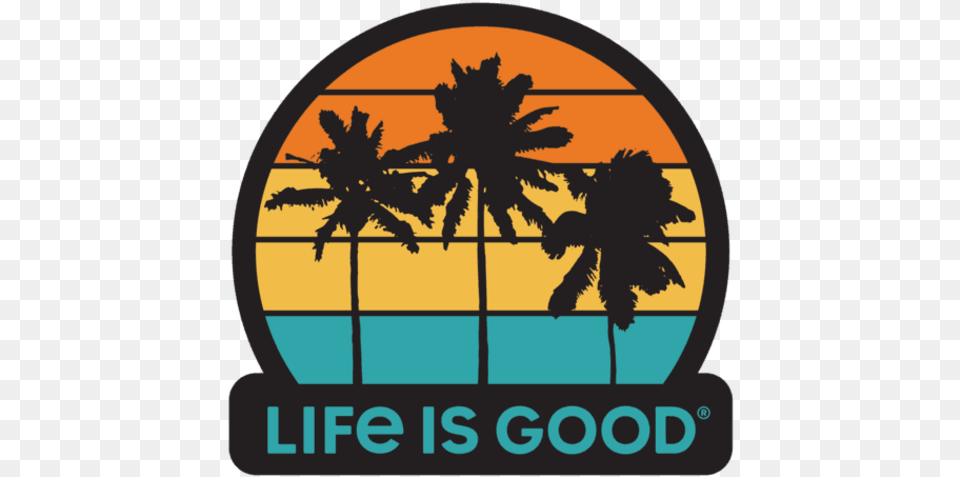 Die Cut Decal Palm Trees By Life Is Good Life Is Good Cambridge Planner, Plant, Tree, Summer, Nature Free Png Download