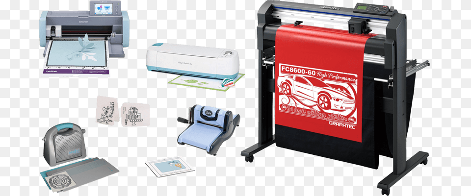 Die Cut Machines For Cutting Vinyl Paper And Fabric Graphtec Cutting Plotter Fc 8600, Computer Hardware, Electronics, Hardware, Machine Png