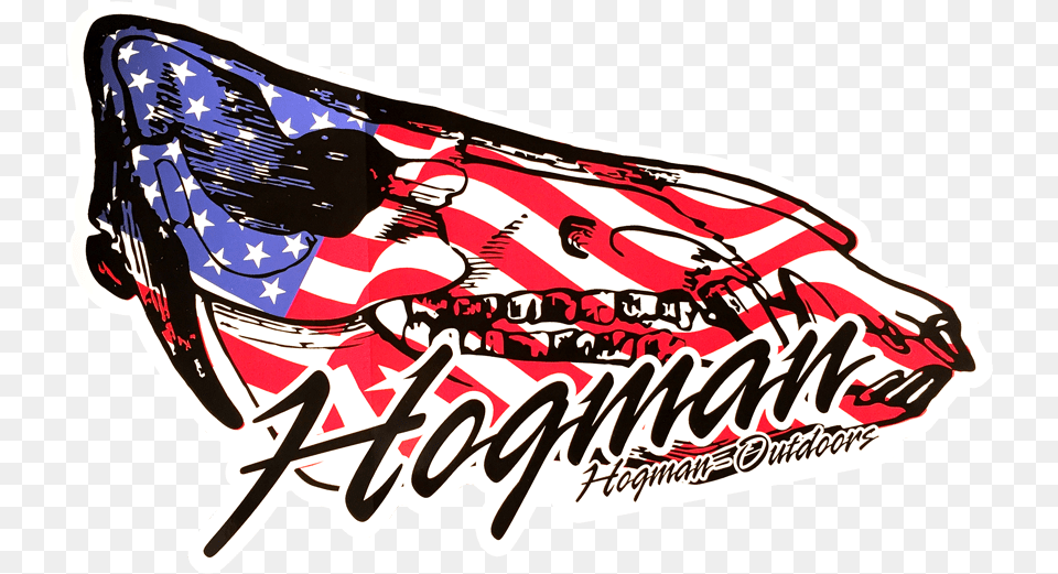 Die Cut Skull American Flag Graphic Design, American Flag, Text, Dynamite, Weapon Png Image