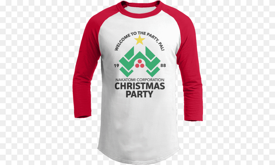 Die Hard Christmas Party Doc Holliday Say When T Shirt, Clothing, Long Sleeve, Sleeve, T-shirt Png Image