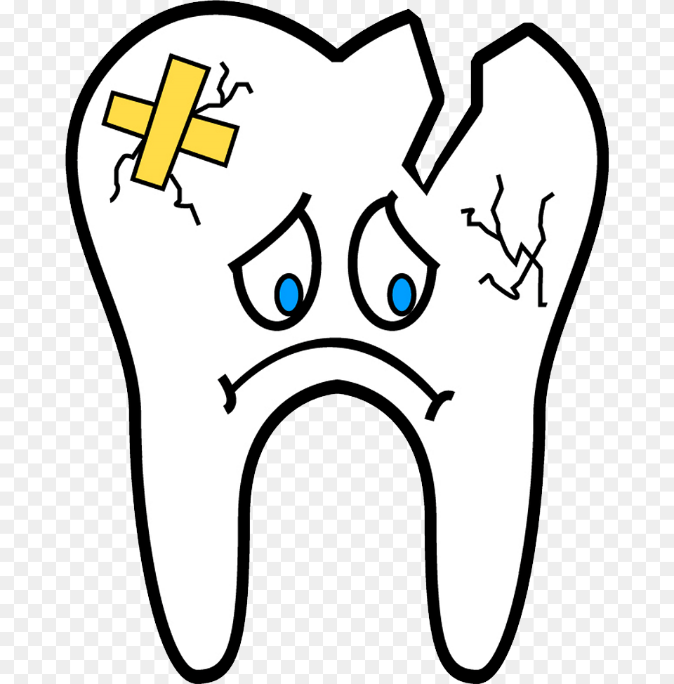 Diente Quebrado Unhealthy Teeth Clipart, Person Free Png Download