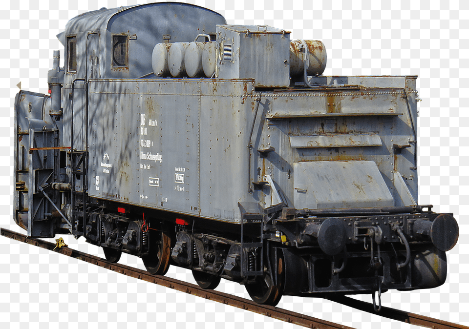 Diesel Locomotive Snow Plough Nostalgic Museum Diesel Train, Railway, Transportation, Vehicle, Machine Free Transparent Png