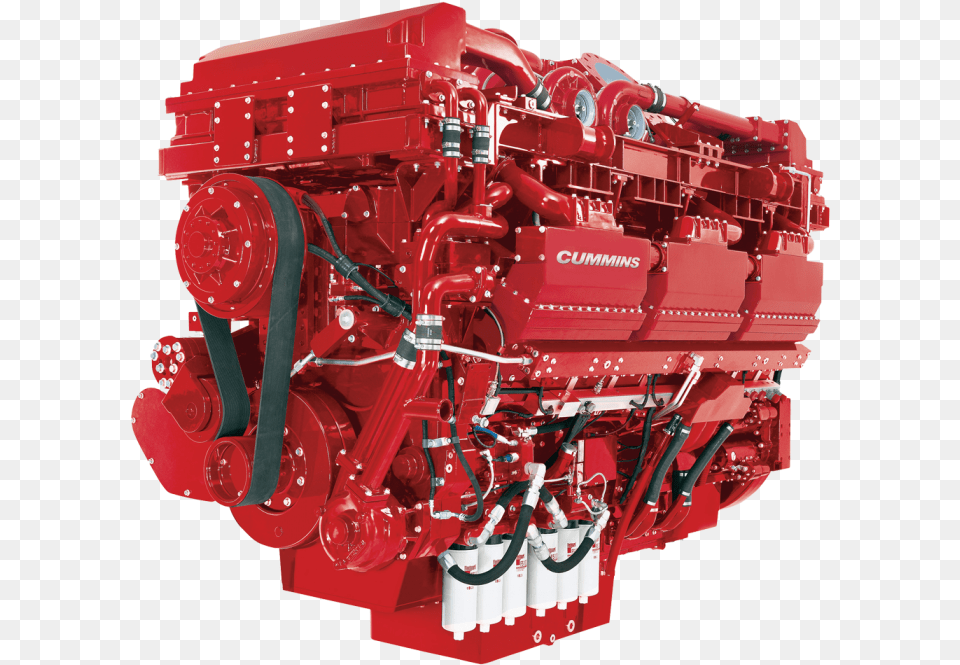 Diesel Qsk78 Series Cummins Engine, Machine, Motor, Bulldozer Png Image