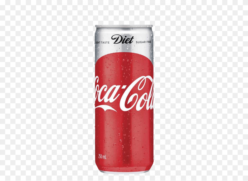 Diet Coca Cola 24 X 250ml Slimline Cans Coca Cola, Beverage, Can, Coke, Soda Png Image