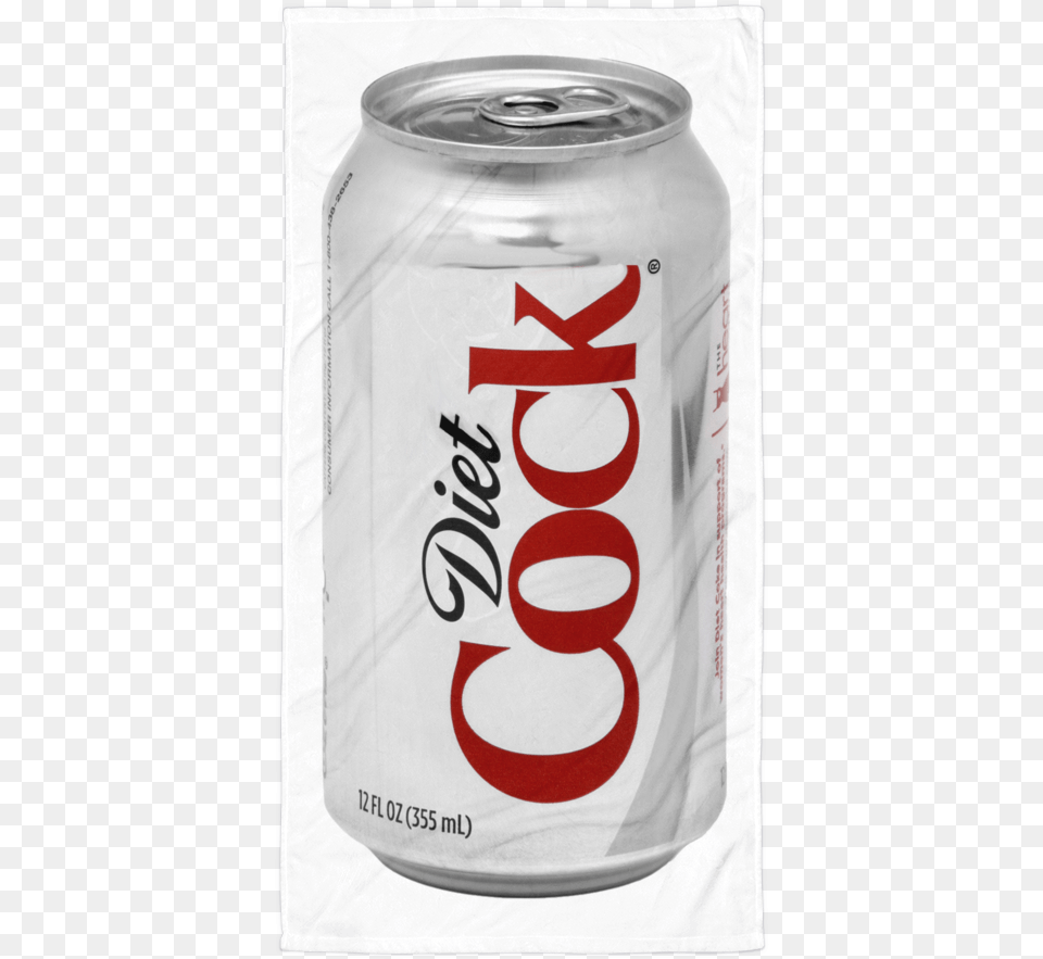 Diet Cock Beach Towel Diet Soda, Can, Tin, Beverage, Coke Free Transparent Png