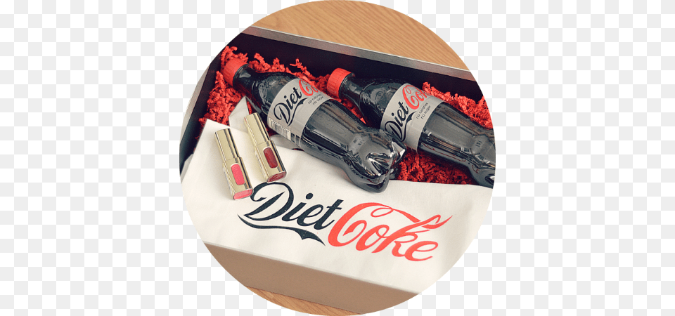 Diet Coke And L39oreal Special Offer Coca Cola Diet Coke Caffeine, Beverage, Bottle, Soda, Cosmetics Png Image