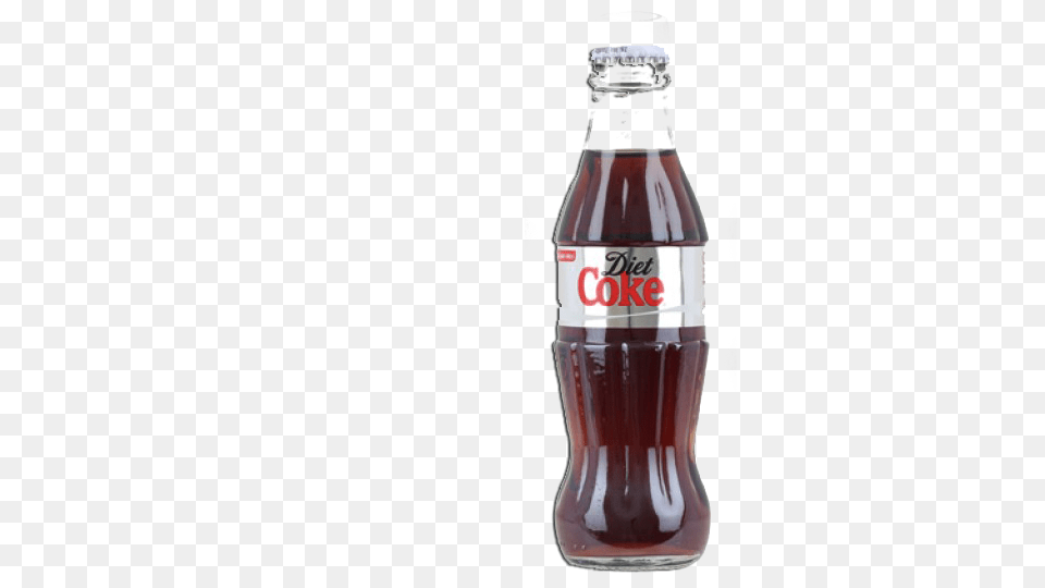 Diet Coke Bottle Transparent Bg Transparent Background Coca Cola Glass Bottle, Beverage, Soda, Cosmetics, Perfume Free Png