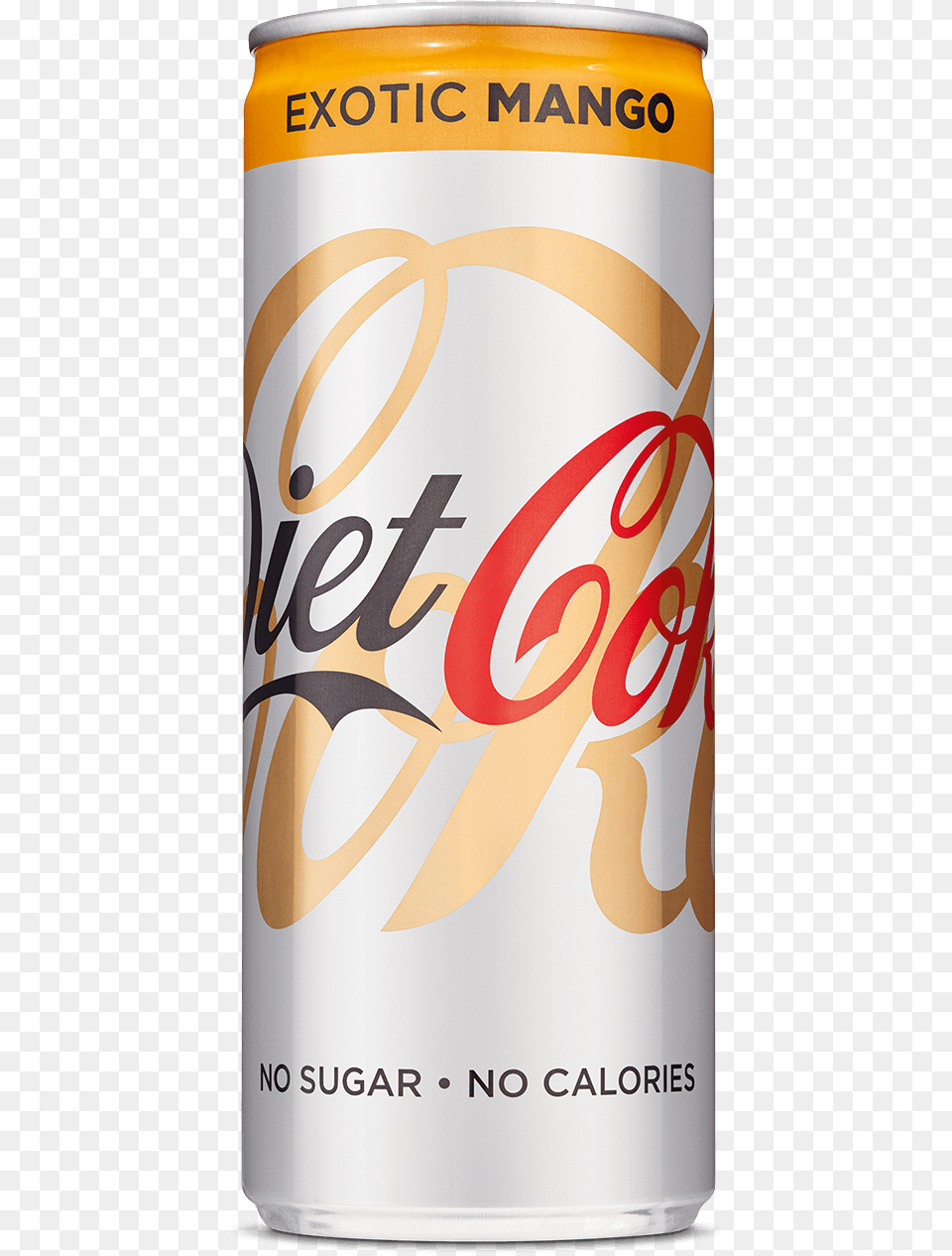 Diet Coke Exotic Mango Coca Cola New Flavours, Beverage, Can, Soda, Tin Png Image