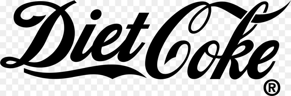 Diet Coke Logo, Gray Free Png