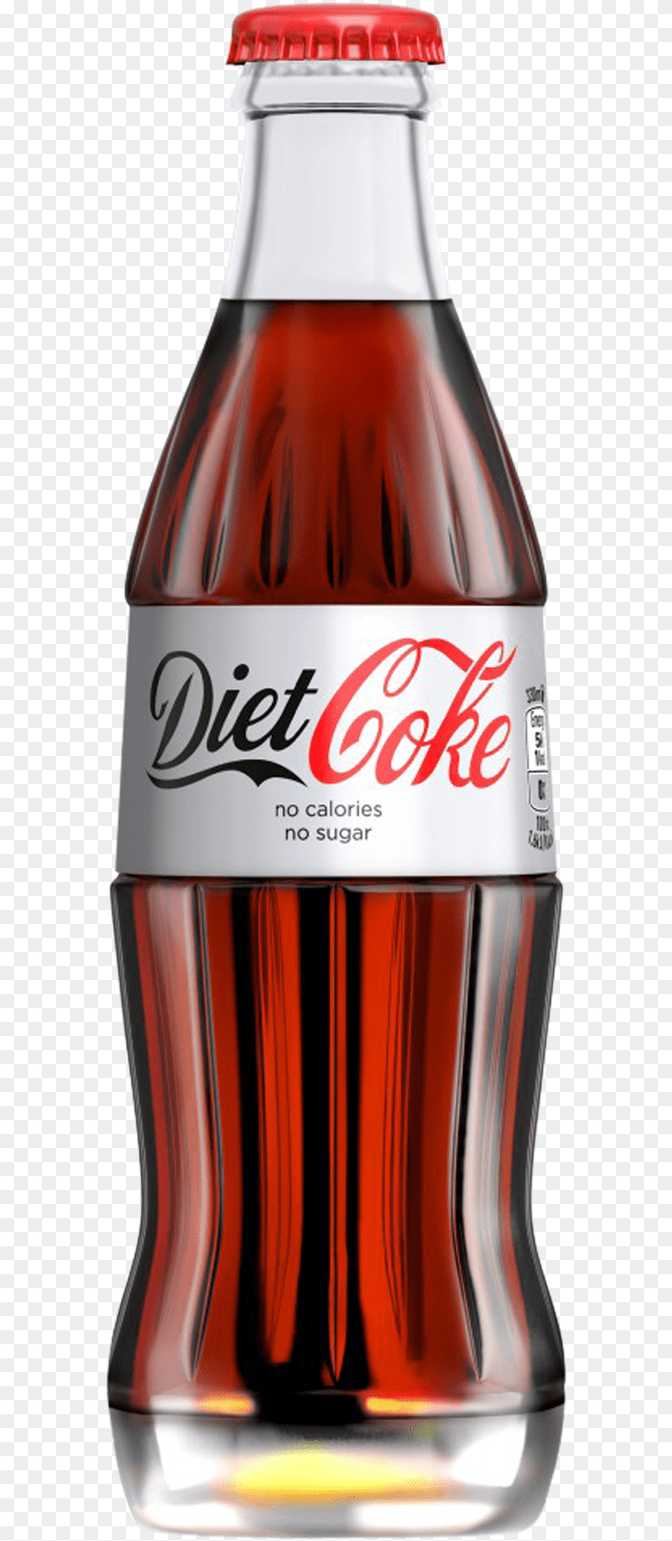 Diet Coke Small Glass Bottle Coca Cola Diet, Beverage, Soda, Food, Ketchup Free Png Download