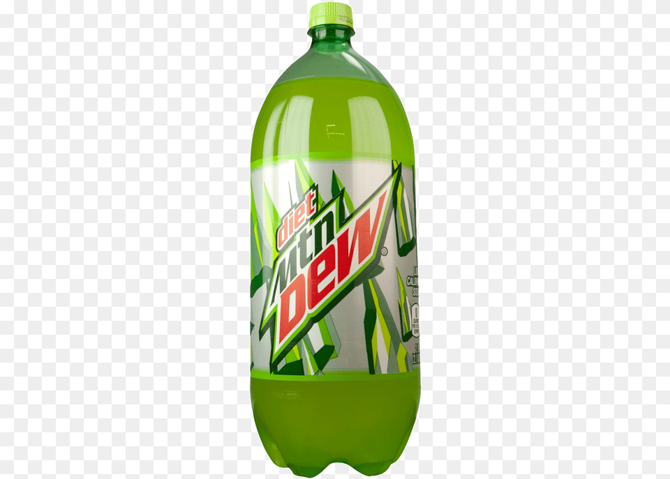 Diet Mt Dew 2l Diet Mountain Dew, Beverage, Bottle, Pop Bottle, Soda Png Image