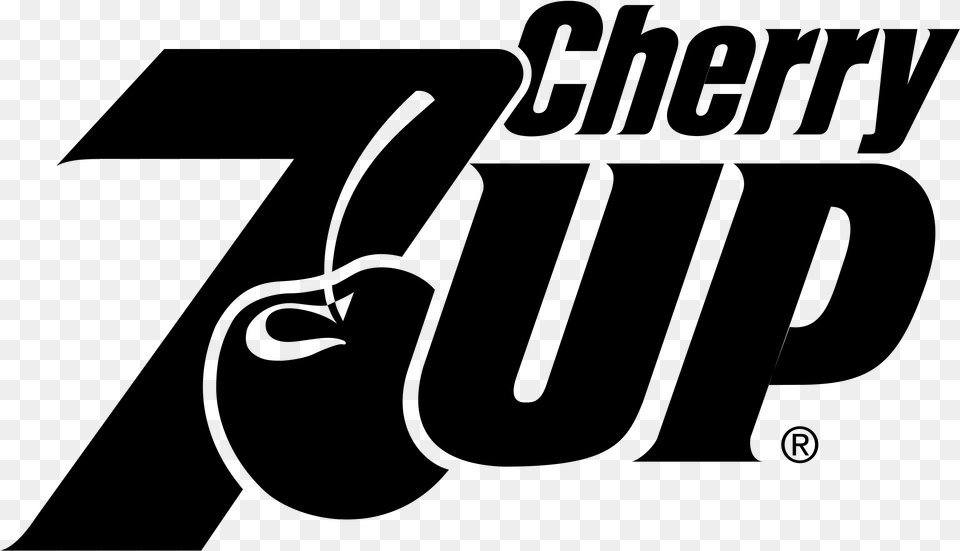 Diet Seven Up Logo, Gray Png