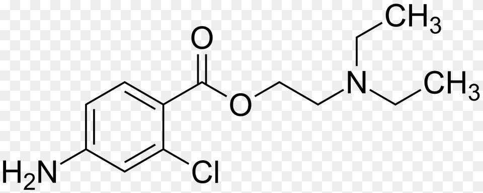 Diethylaminoethyl 4 Amino 2 Chlorobenzoate 200 Clipart Png Image