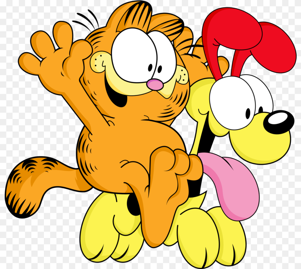 Difference Between Anime And Cartoon Garfield Y Odie, Baby, Person, Face, Head Png Image