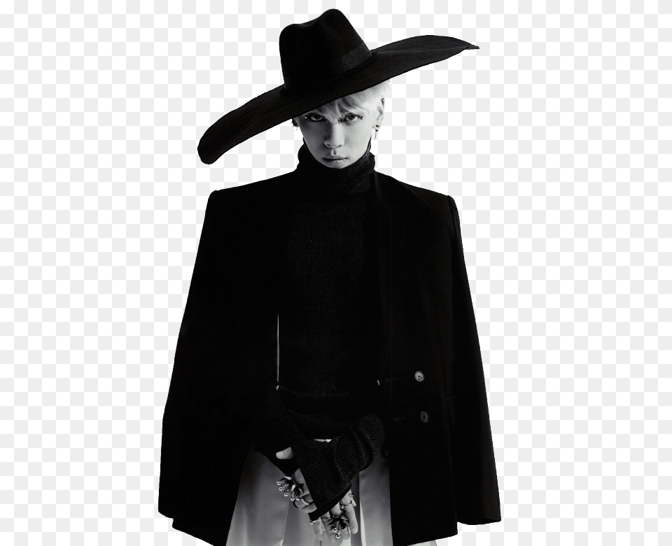 Different Doesn T Mean Wrong Jonghyun, Hat, Clothing, Coat, Person Png