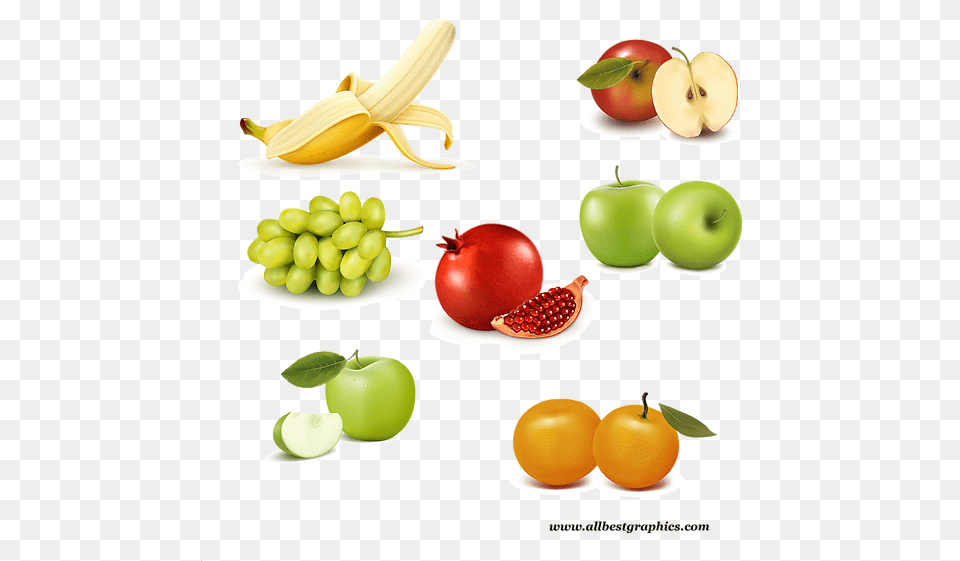 Different Fresh Farm And Healthy Fruits Clipart Format Fruit, Food, Plant, Produce, Banana Free Transparent Png