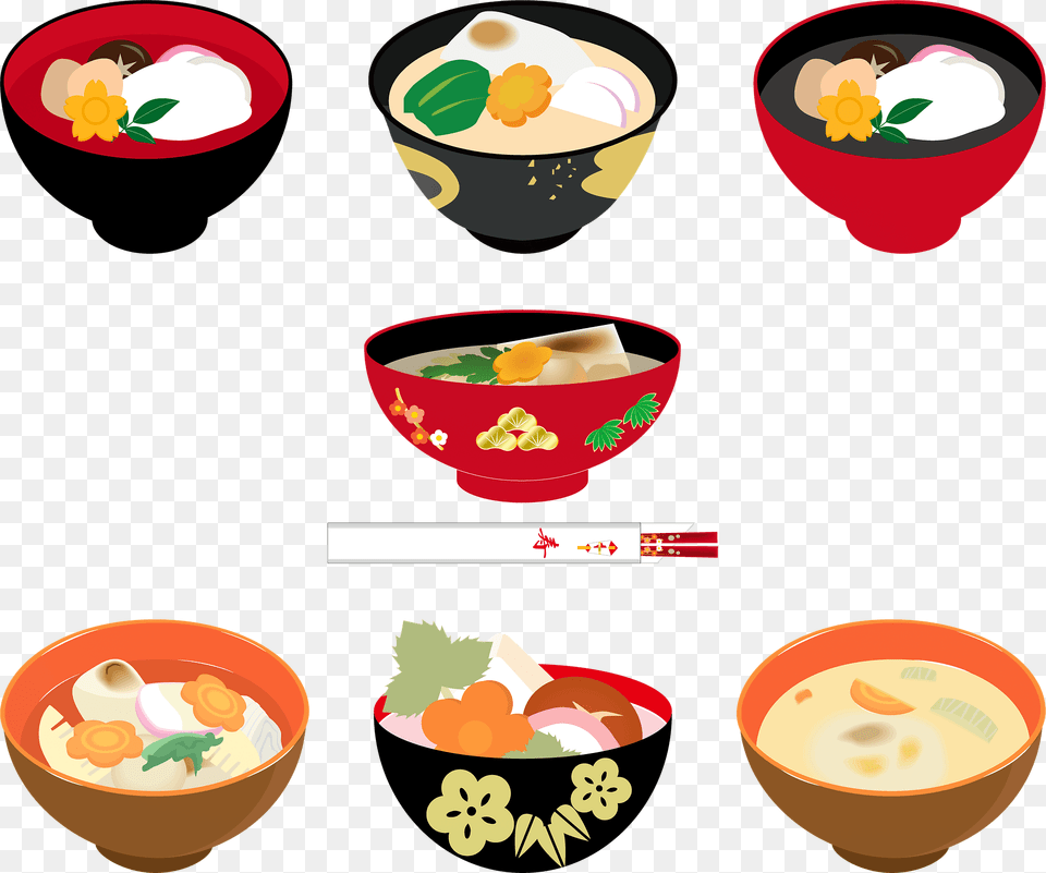 Different Kinds Of Ramen Clipart, Bowl, Food, Meal, Soup Bowl Png