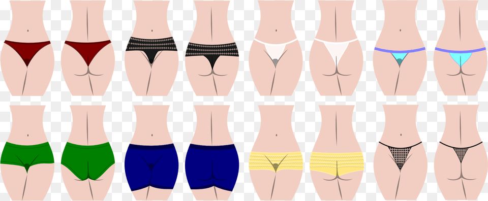 Different Panty Lines, Clothing, Underwear, Lingerie, Adult Png