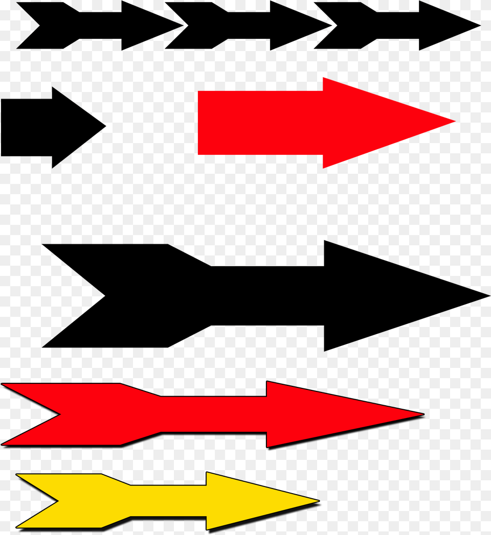 Different Shapes Of Arrow Signs Emblem, Symbol, Weapon Free Transparent Png