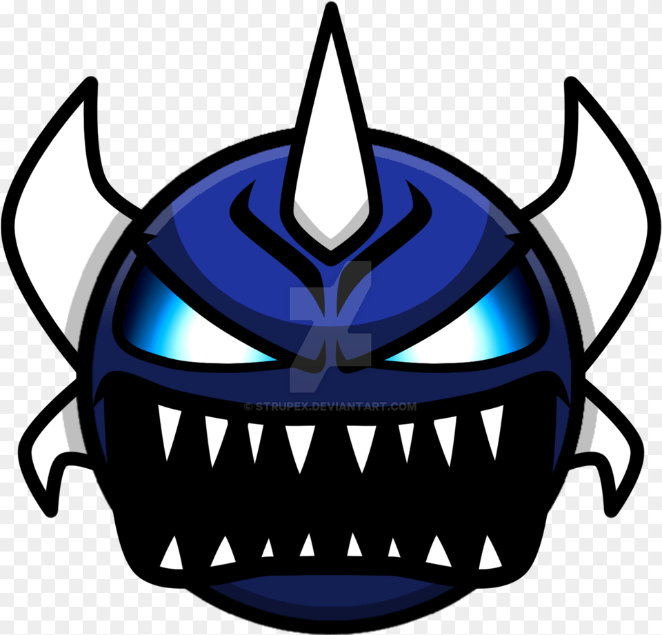 Difficulties All Geometry Dash Demons Difficulties Geometry Dash Demon Face, Emblem, Symbol, Logo Free Png Download
