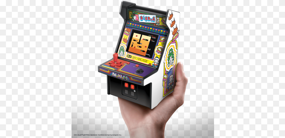 Dig Dug U2122 Micro Arcade From My Arcade U00ae My Arcade Dig Dug, Arcade Game Machine, Game Png