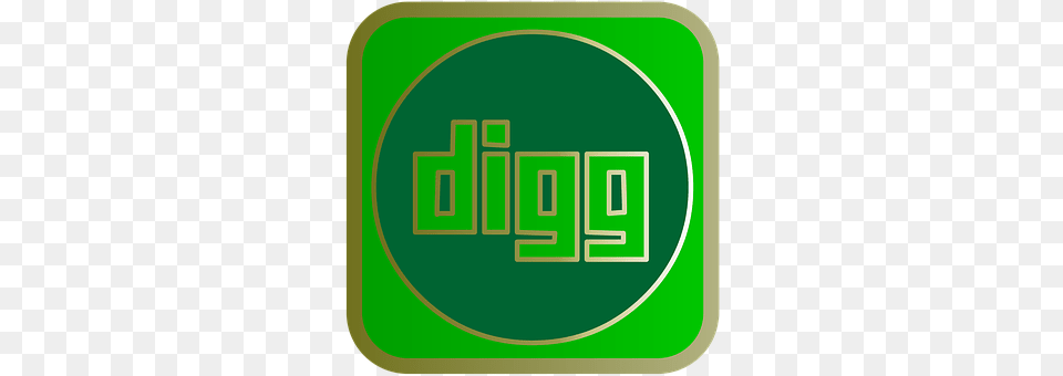 Digg Green, Logo Free Transparent Png