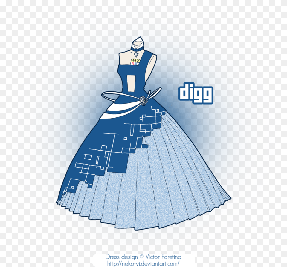 Digg In Fashion By Neko Digg, Formal Wear, Dress, Clothing, Cleaning Free Png Download