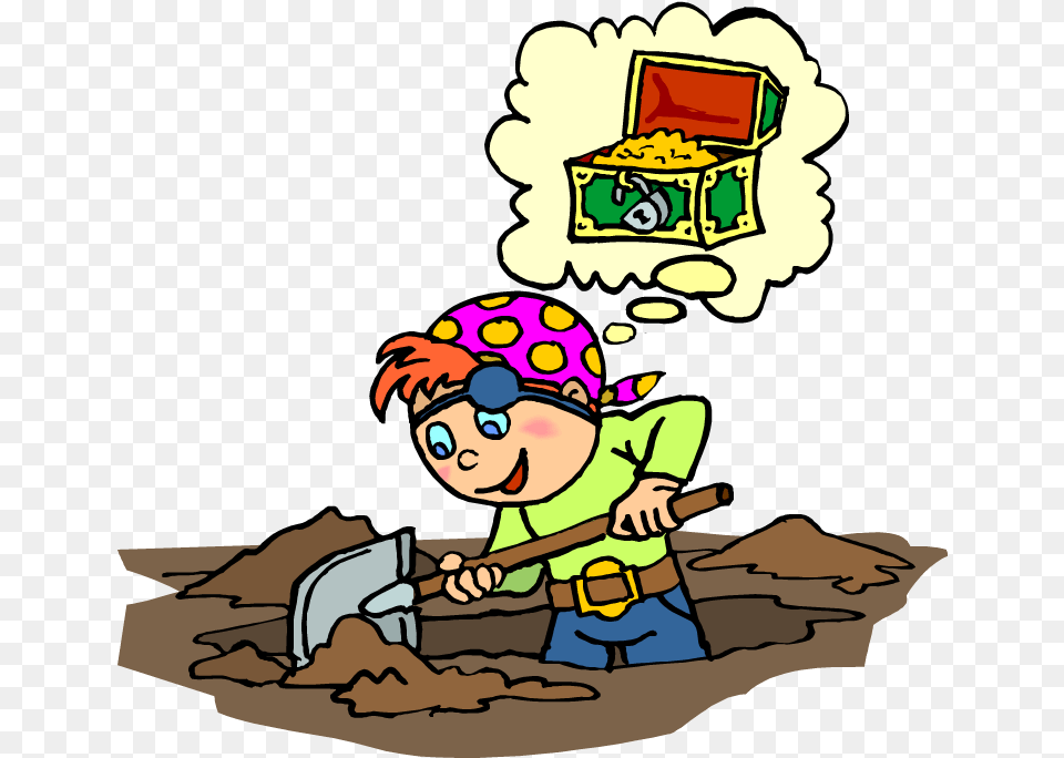 Digging For Treasure In Leviticus 14 Hoshana Rabbah Pirate Digging For Treasure, Face, Head, Person, Cartoon Png