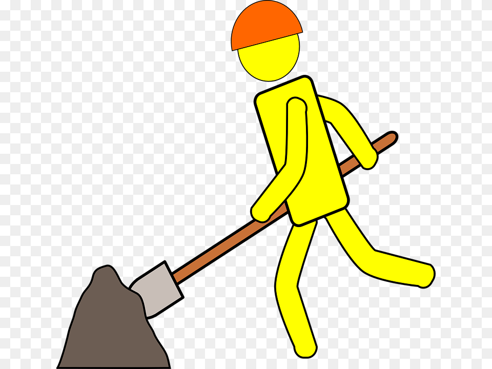 Digging Up Good Work Clipart, Cleaning, Person Free Png Download