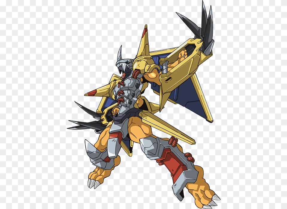 Digimon Adventure Wiki Wargreymon Tri, Book, Comics, Publication, Aircraft Free Png Download