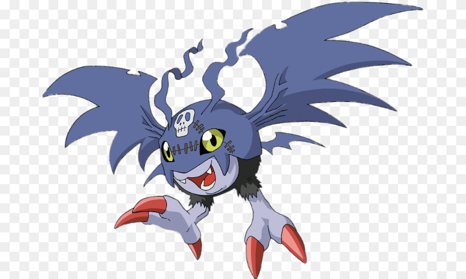 Digimon Character Demidevimon, Animal, Bird, Fish, Sea Life Free Png Download