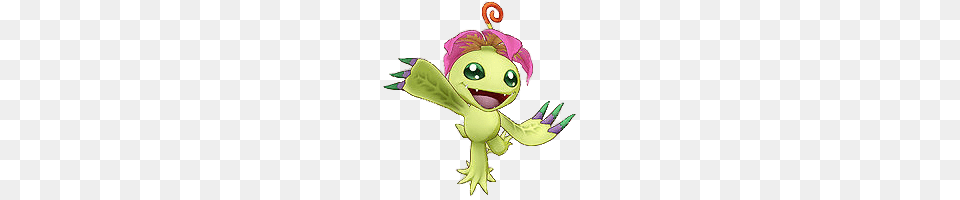 Digimon Character Palmon Happy, Art, Graphics, Purple Png