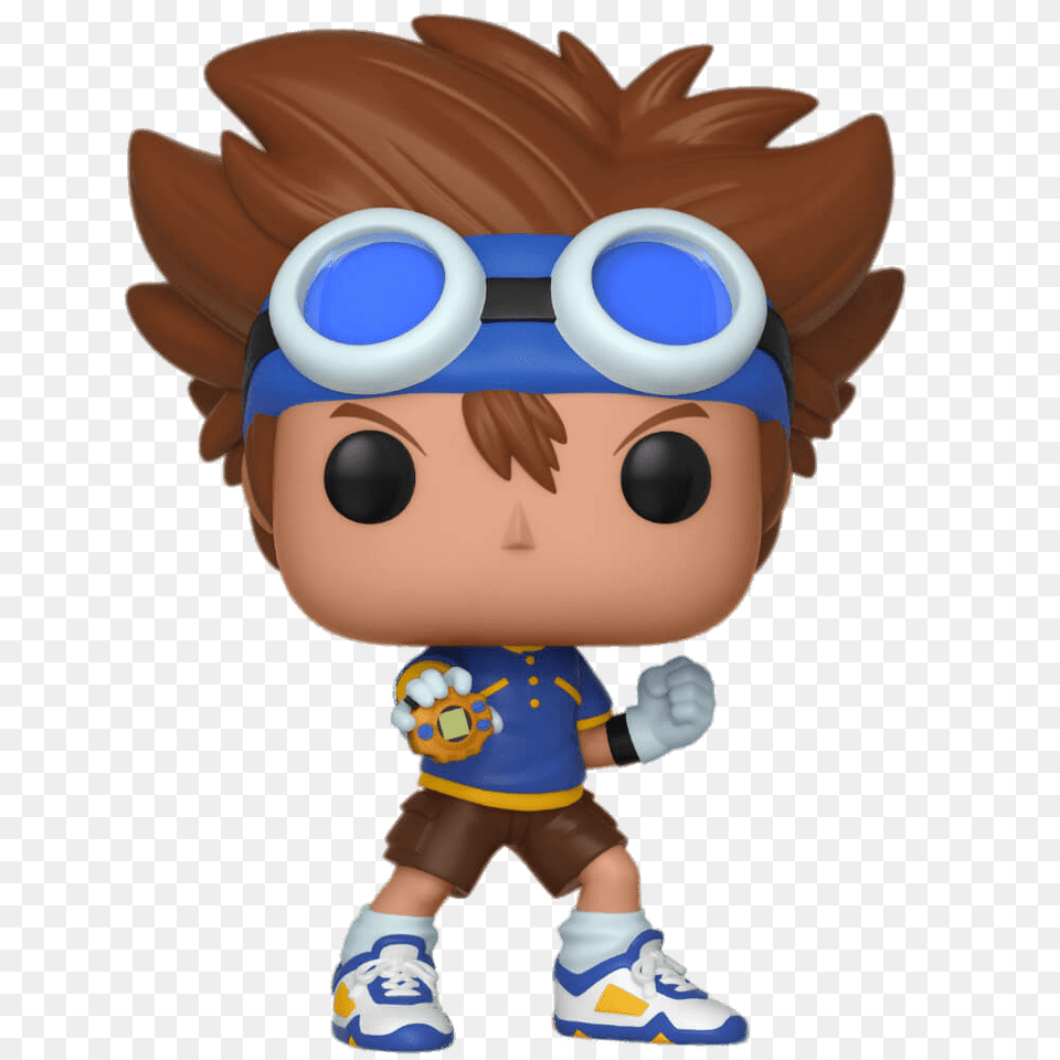 Digimon Character Taichi Kamiya Pop Figurine, Baby, Person, Face, Head Free Png Download