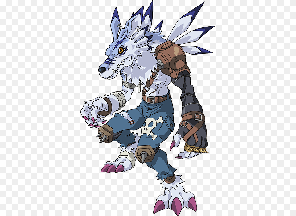 Digimon Character Weregarurumon, Book, Comics, Publication, Electronics Free Transparent Png