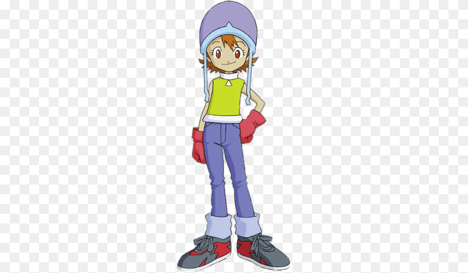 Digimon Character Young Sora Takenouchi, Book, Comics, Publication, Boy Png
