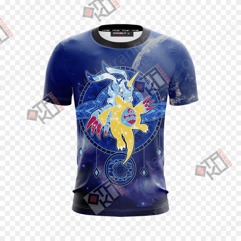 Digimon New Garurumon 3d T Shirt Evangelion Eva 01 Hoodie, Clothing, T-shirt, Jersey Free Png Download