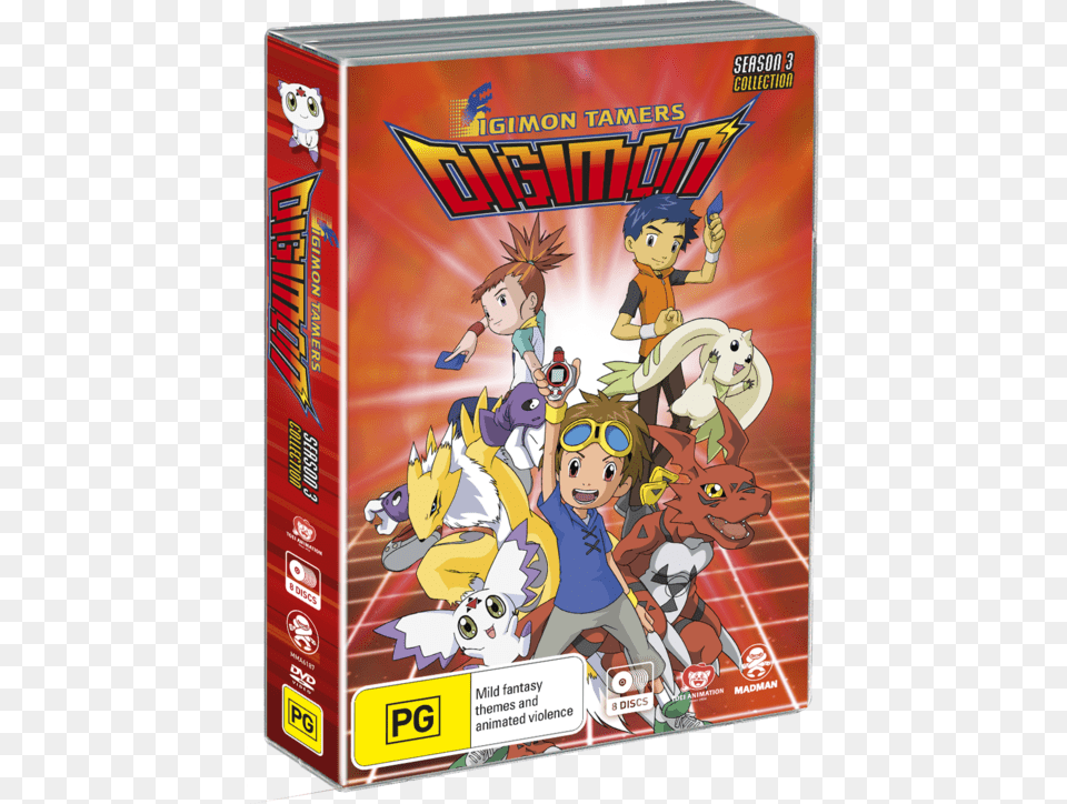Digimon Tamers Dvd, Book, Comics, Publication, Baby Free Transparent Png