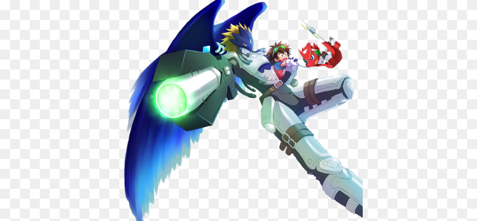 Digimon World 3 Magnaangemon, Book, Comics, Publication, Baby Free Png Download