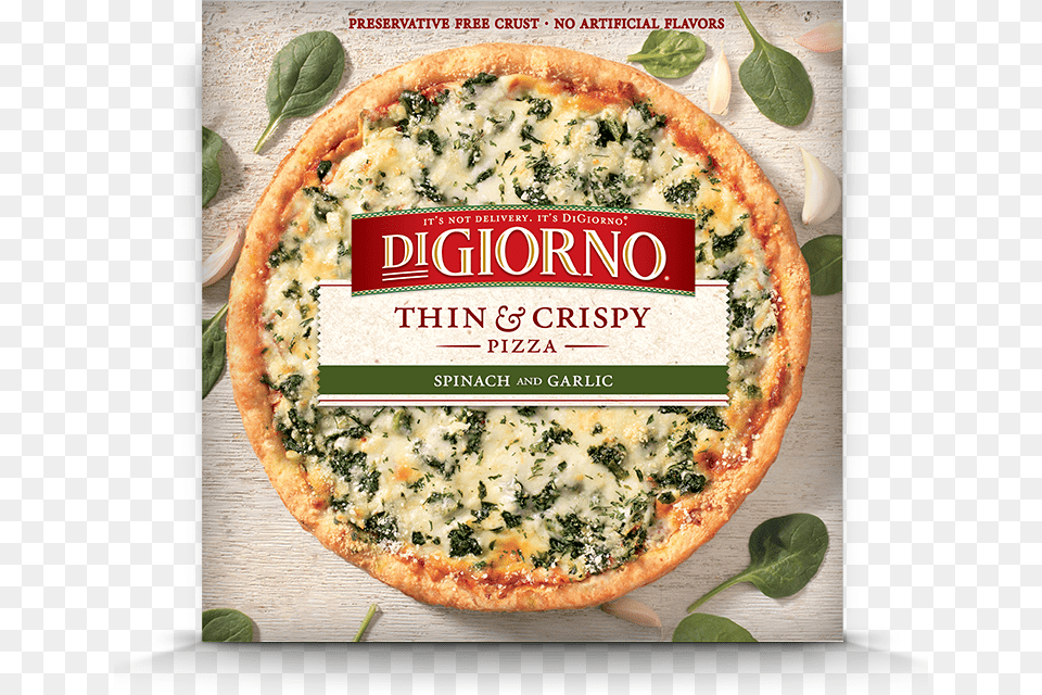 Digiorno Spinach Pizza, Food, Advertisement Png Image