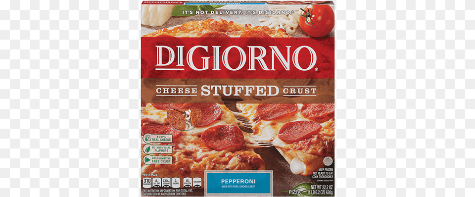 Digiorno Stuffed Crust Pizza, Advertisement, Poster, Food Free Transparent Png