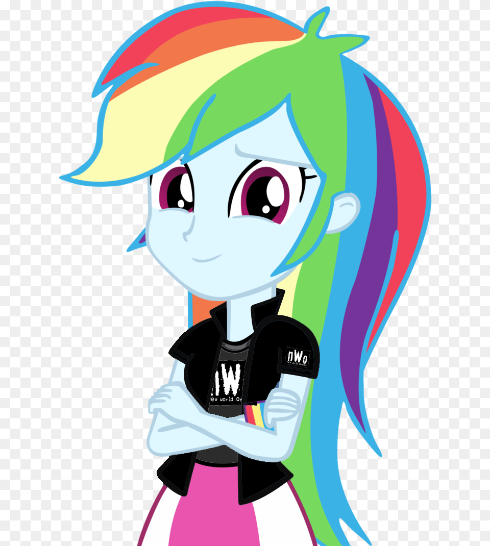 Digiradiance Crossover Equestria Girls New World Rainbow Dash Human, Book, Comics, Publication, Baby Png Image