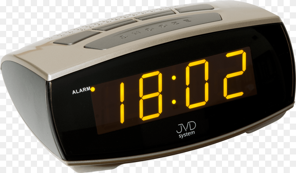 Digital Alarm Clock Jvd System Sb0933 Radio Clock, Digital Clock, Alarm Clock, Car, Transportation Free Png Download