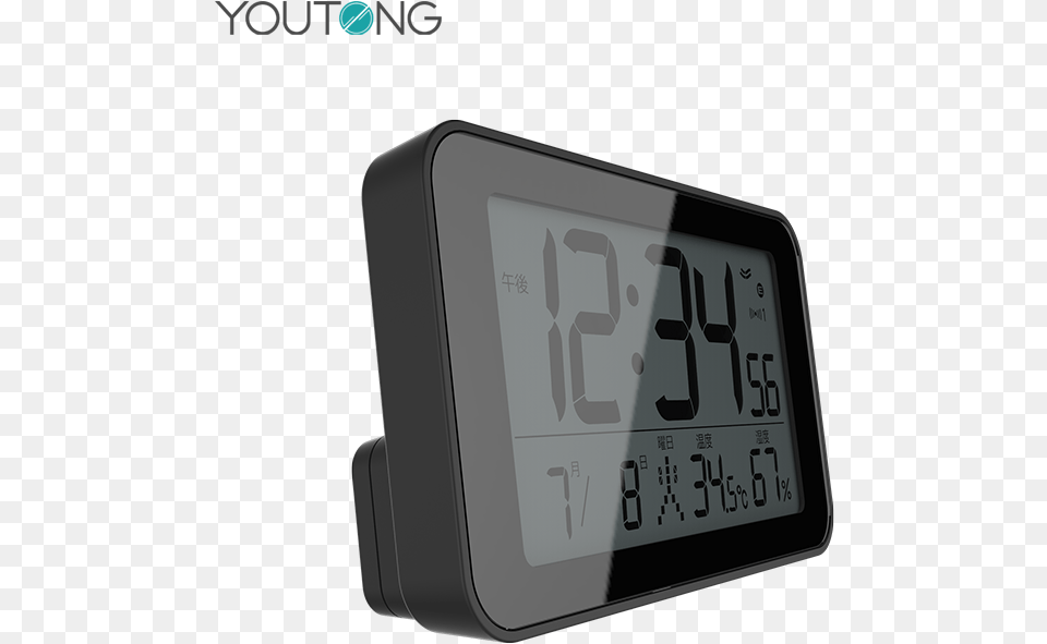 Digital Alarm Clock Radio Clock, Computer Hardware, Electronics, Hardware, Monitor Free Png Download