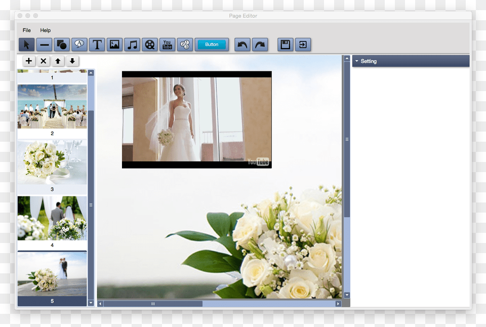 Digital Album With Video Bouquet, Flower, Flower Arrangement, Flower Bouquet, Plant Png