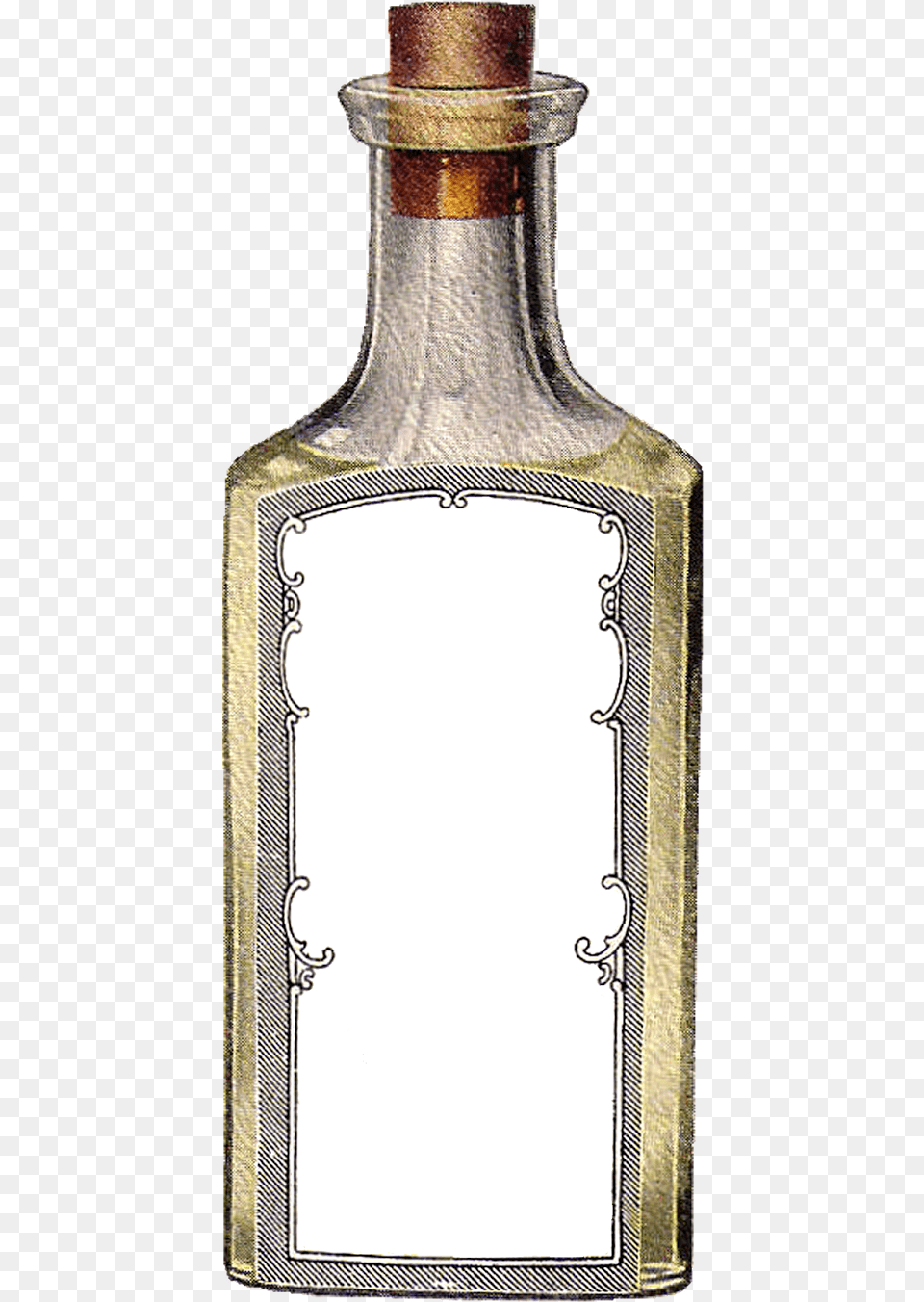 Digital Blank Label Downloadspng Glass Bottle Vintage Label, Adult, Bride, Female, Person Png Image