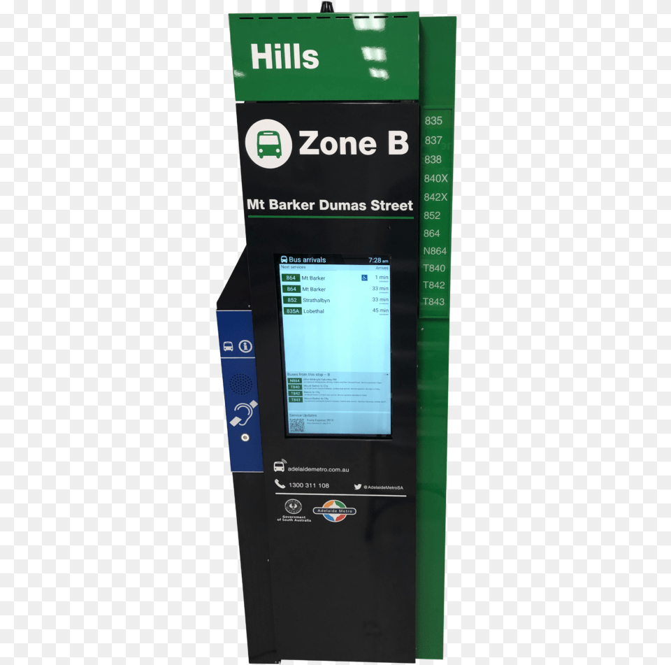 Digital Bus Stop Totem With Inbuilt Voice Annunciator Machine, Computer Hardware, Electronics, Hardware, Monitor Free Png Download